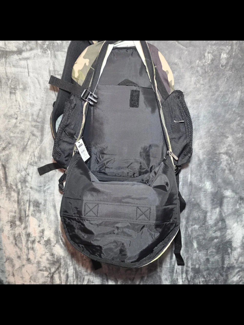 Vans Men's Camo Backpack - Green, Black